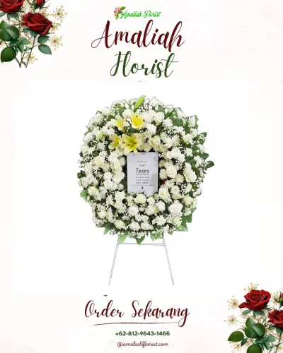 Krans Bunga Duka Cita di Penggarutan