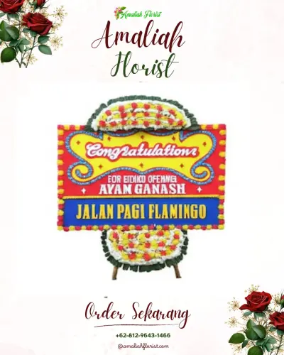 Bunga Papan Congratulation di Penggarutan